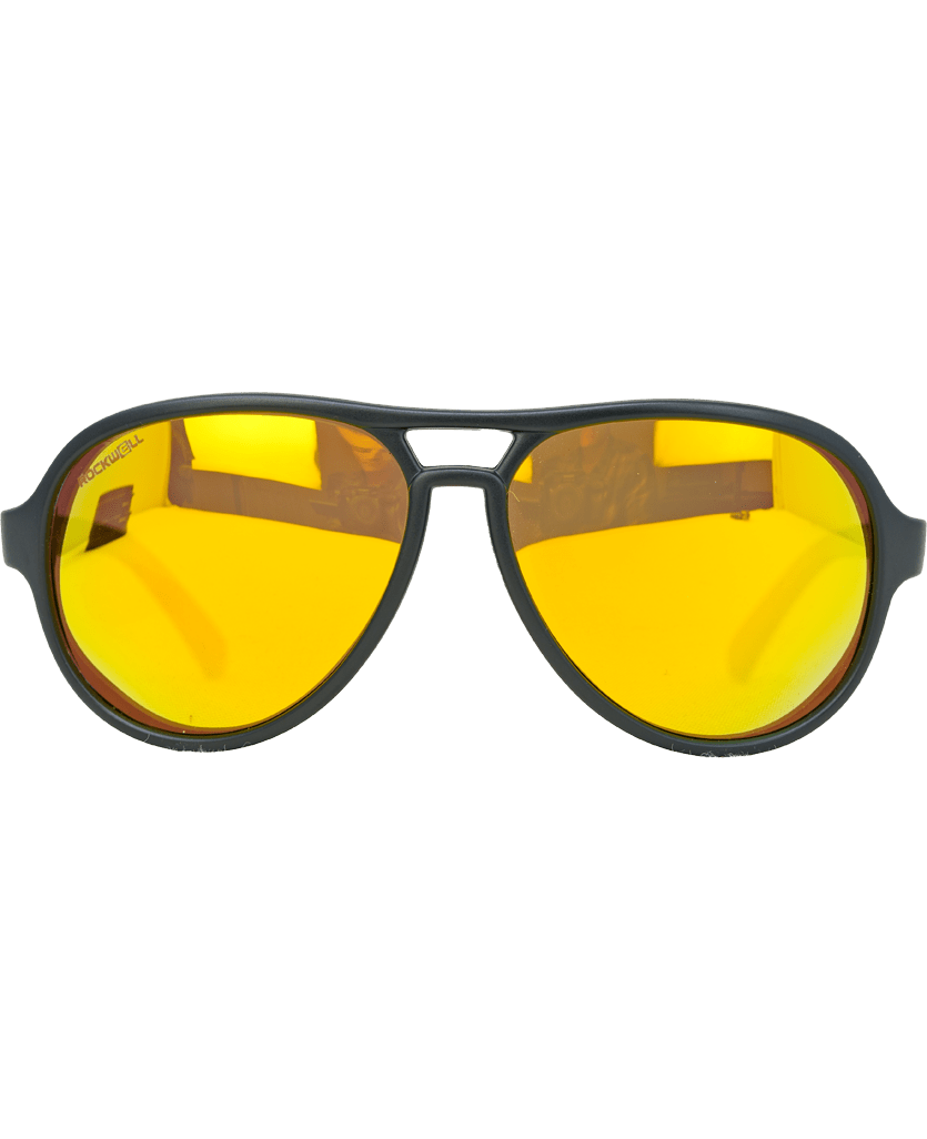 Casino (Black/Yellow Mirror Polarized Lens