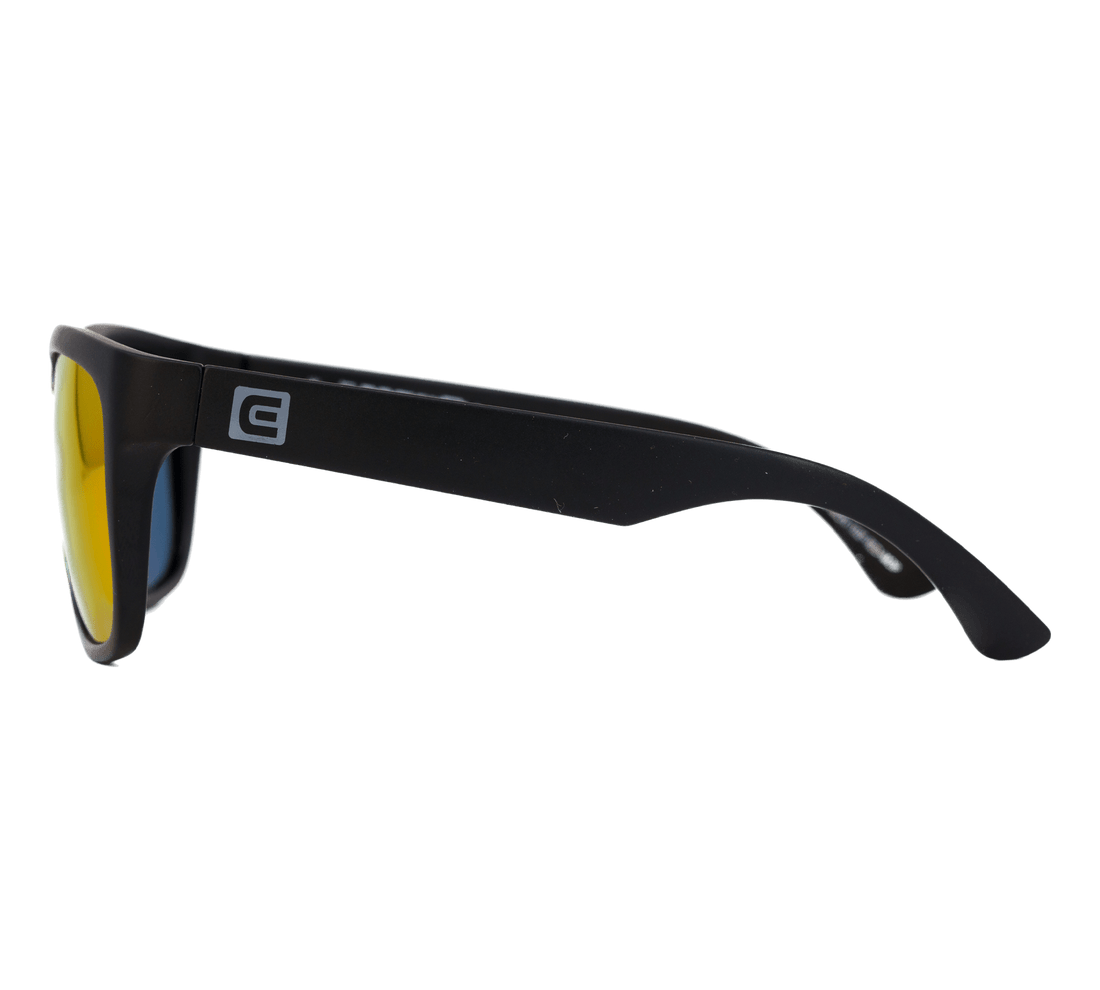Monaco Black Frame Red Lens Side Angle