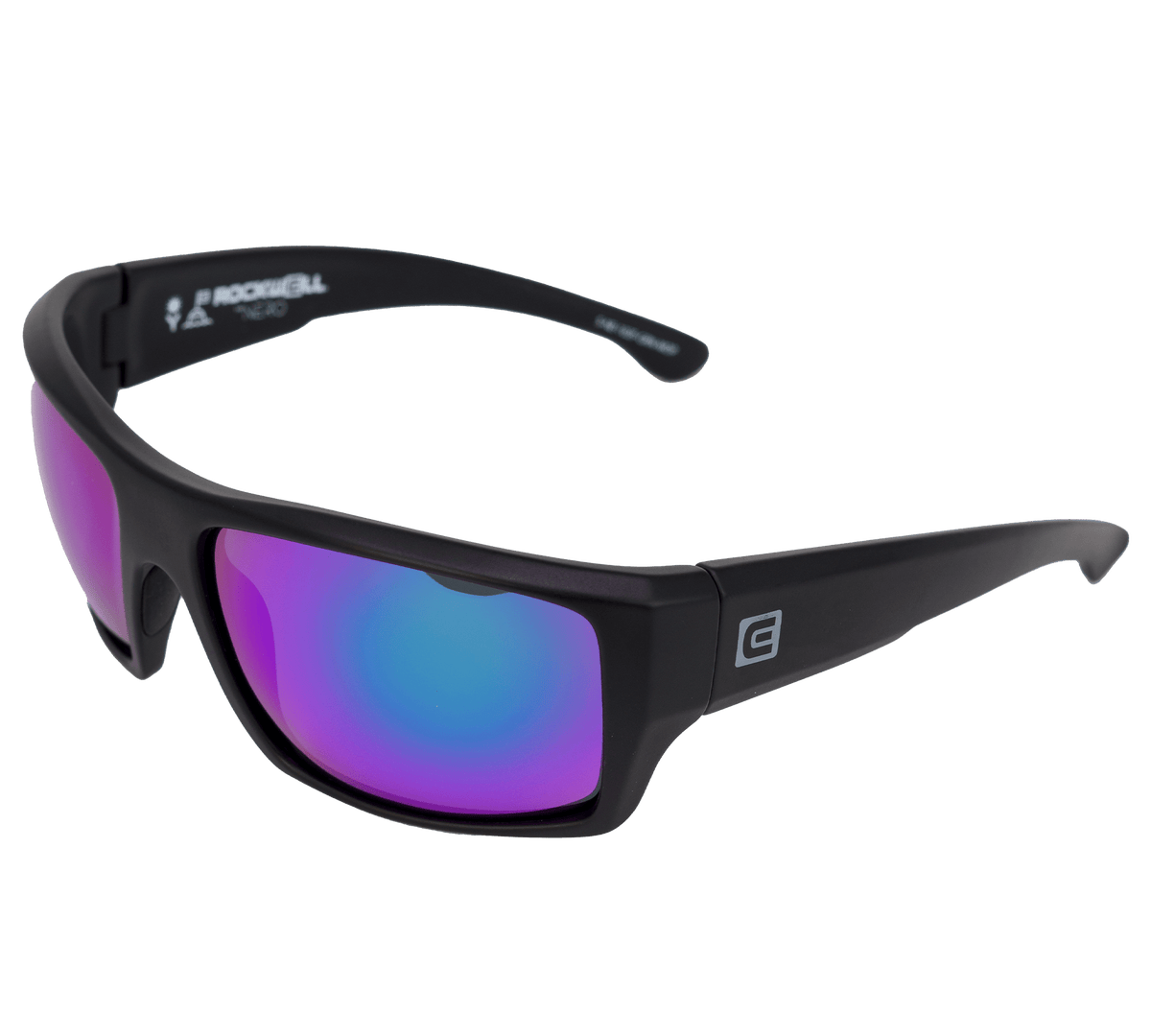 Nero Black Frame Green Lens tilt side angle