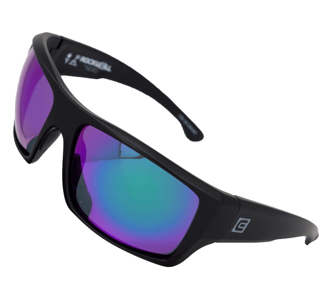Nero Black Frame Green Lens Tilt Angle