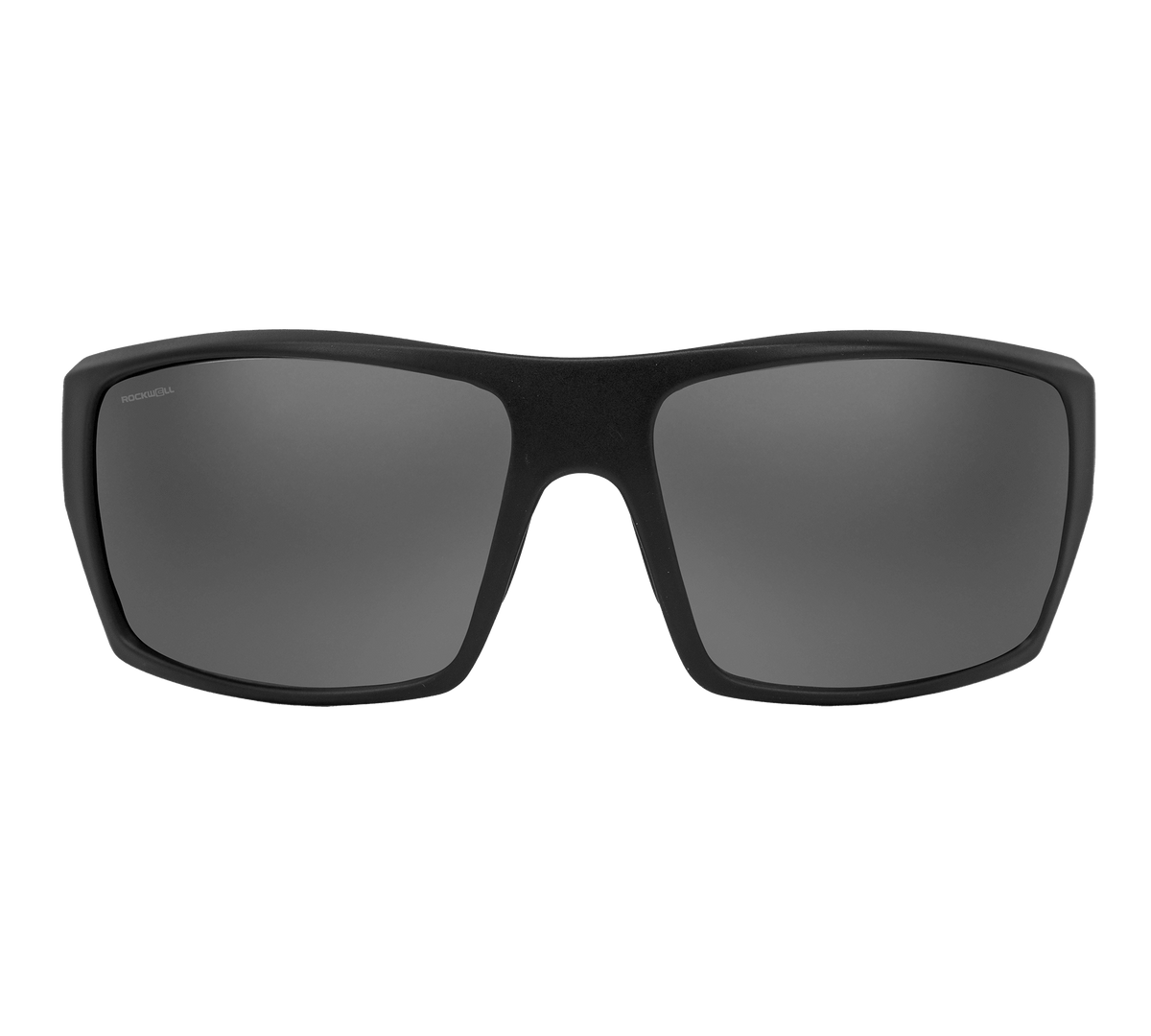 Nero Black Frame Silver Lens Front Angle