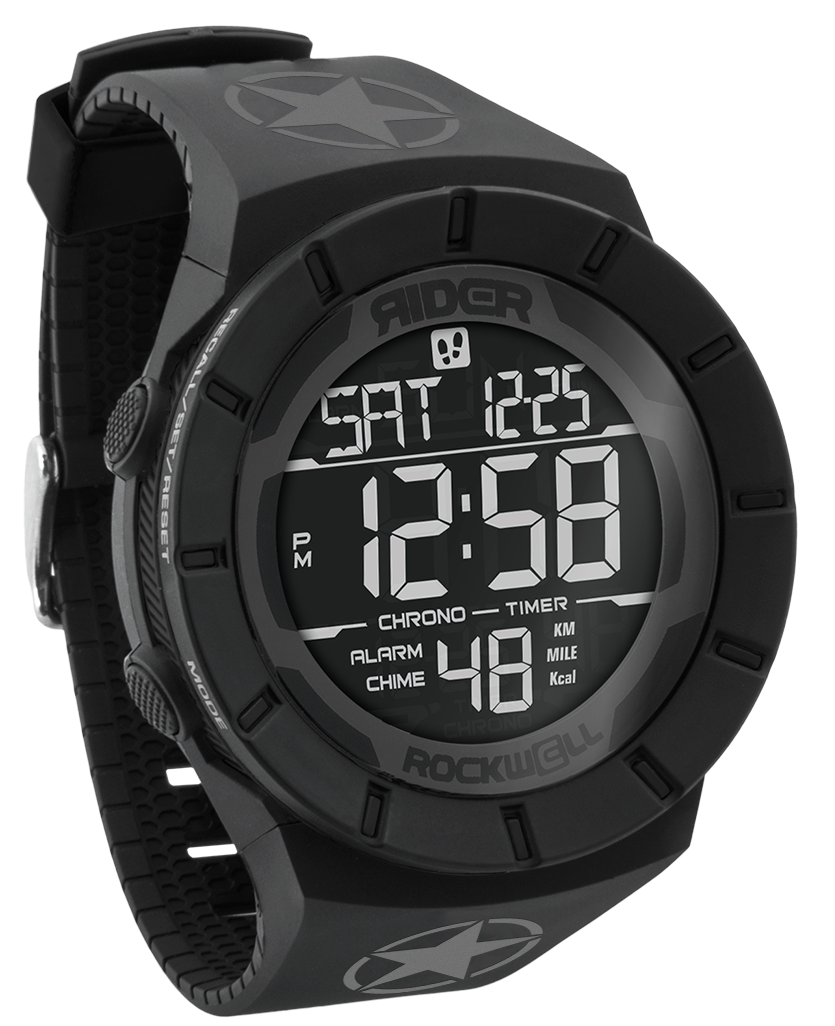 Coliseum Fit Army edition with army logo on black watch.Coliseum Fit Army edition with army logo on black watch.