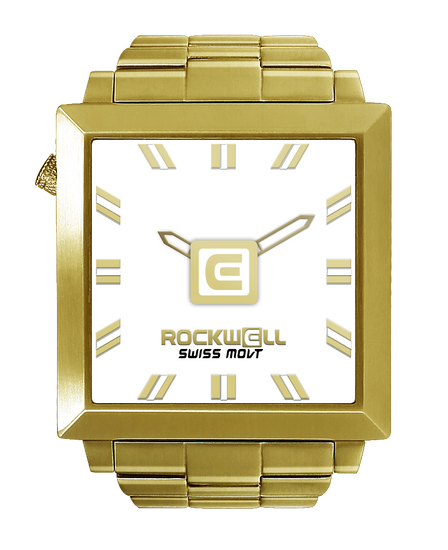 50mm2 (Gold/White) Watch