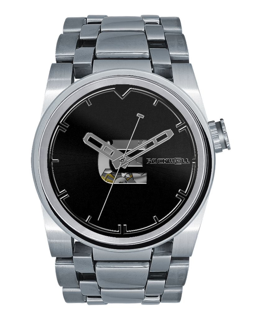 Rockwell 50mm Automatic Washington Edition Watch in Silver/Black
