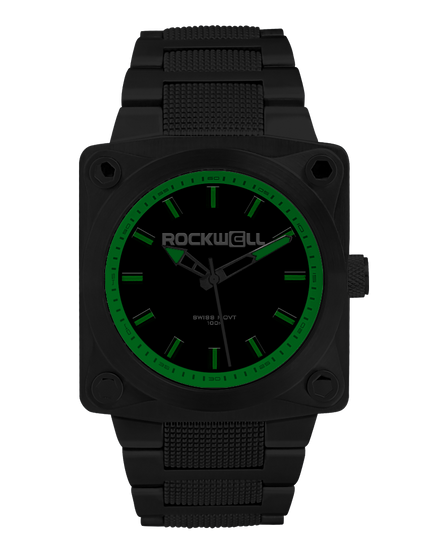 747 (Black/Green) Watch