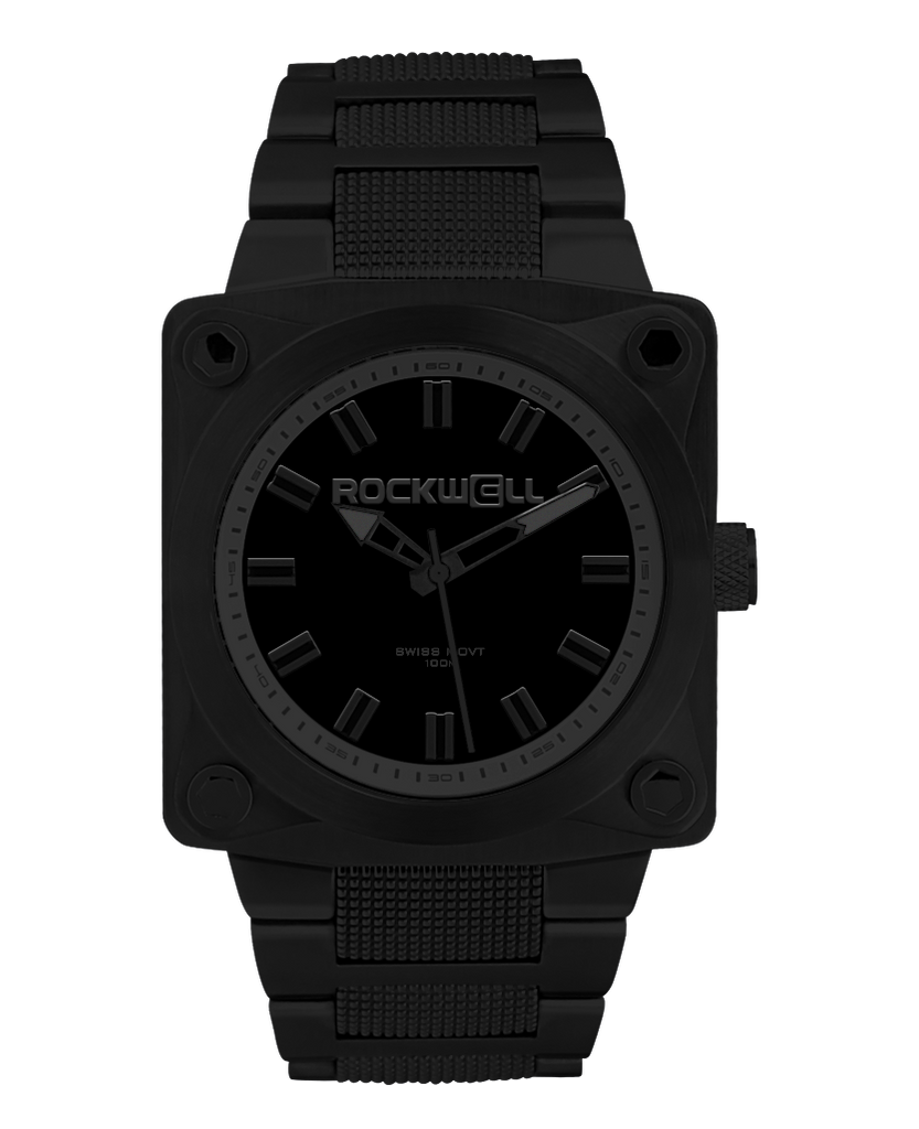 G,VALENTINO腕時計（747） 747 Phantom Black Luxury Men's Watch by Rockwell Time