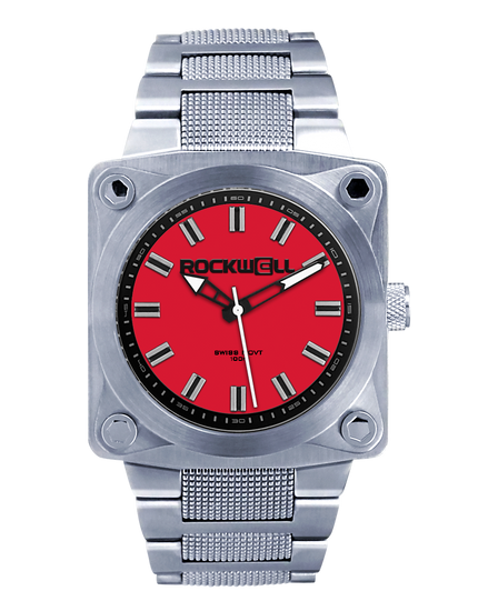 747 (Silver/Red) Watch