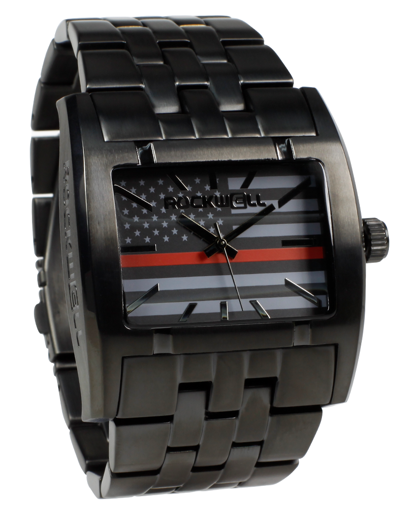 Gunmetal Apostle with Custom Thin Red Line Dial