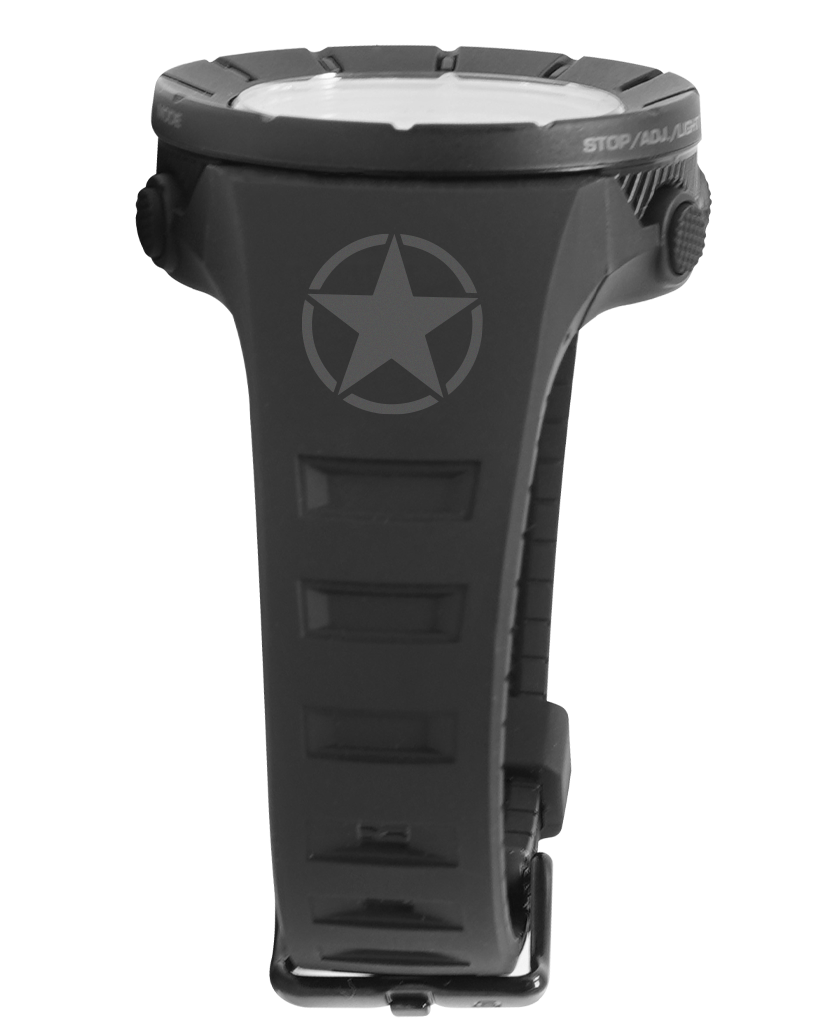 Coliseum Fit Forum Army edition with Army logo on band.