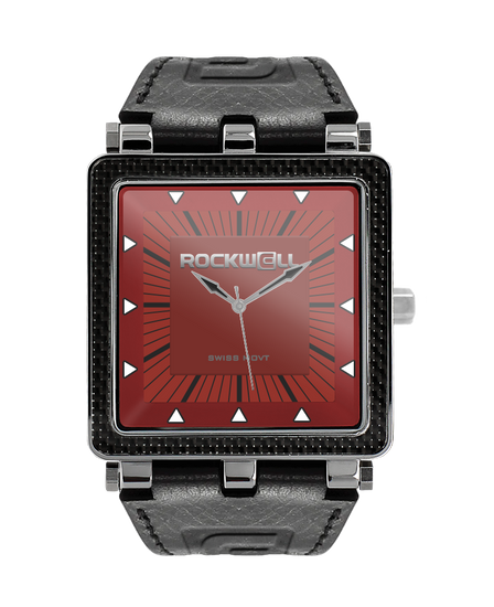 CF Leather (Red/Black) Watch