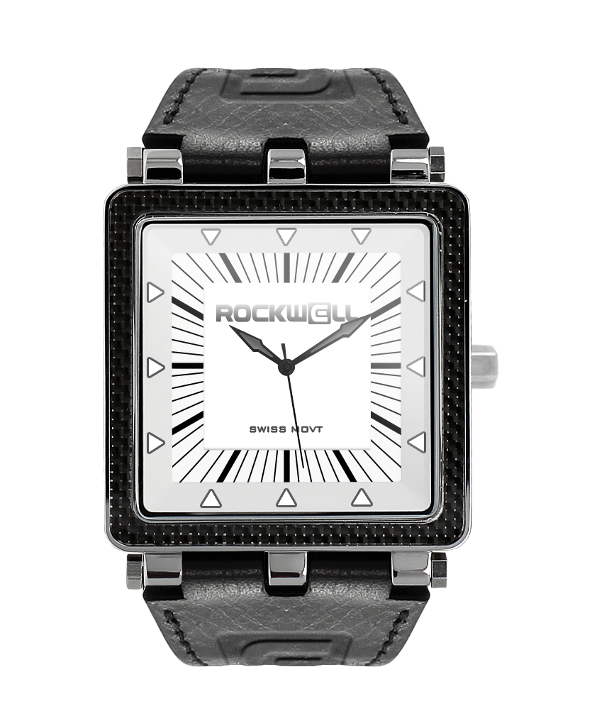 CF Leather (White/Black) Watch