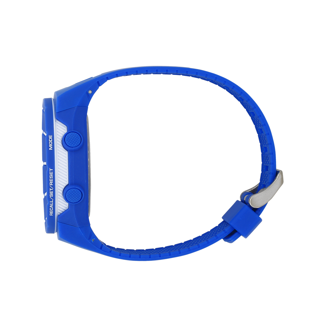 Coliseum Royal blue with White bezel Rubber digital watch