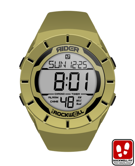 Rockwell Coliseum Fit™ Red-Black Watch: Bold Performance