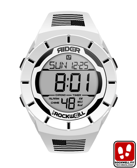 Coliseum Fit™ Freedom Edition (White/Black) Watch