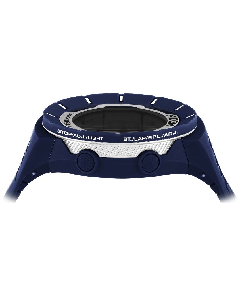 navy coliseum digital watch with white accents  Edit alt text