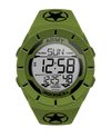O D green coliseum digital watch with black accents and United States Army bands