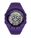 purple coliseum digital watch with black accents