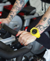 yellow black coliseum digital watch