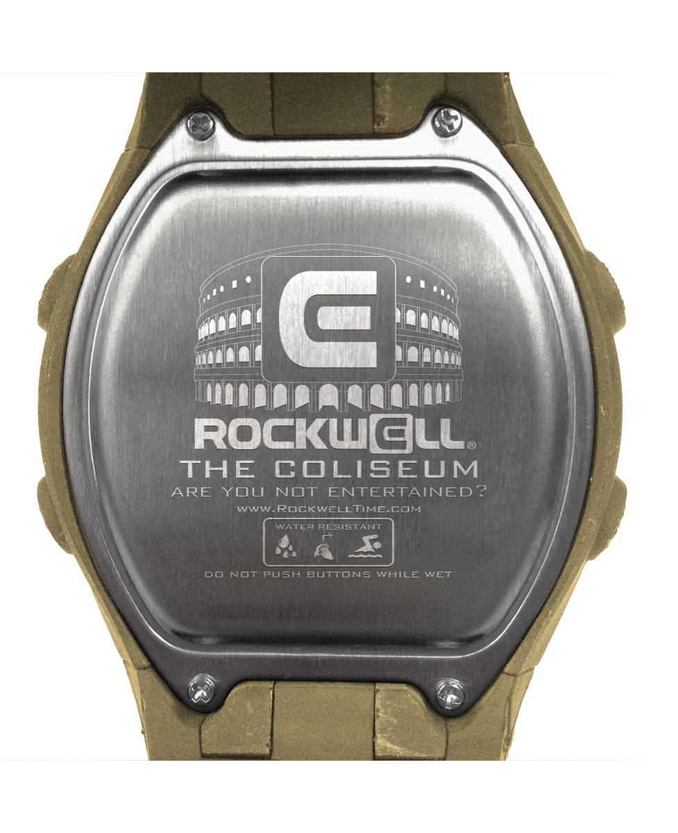 coyote tan coliseum digital watch with black accents  Edit alt text