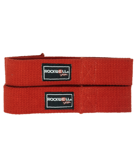 Rockwell Fit™ Lifting Straps (Red)