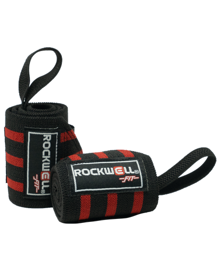 Rockwell Fit™ Wrist Wraps - 18 inch (Black/Red)