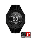 phantom black coliseum forum digital watch with american flag assault bands