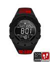 phantom black coliseum forum digital watch with remember everyone deployed and American flag bands
