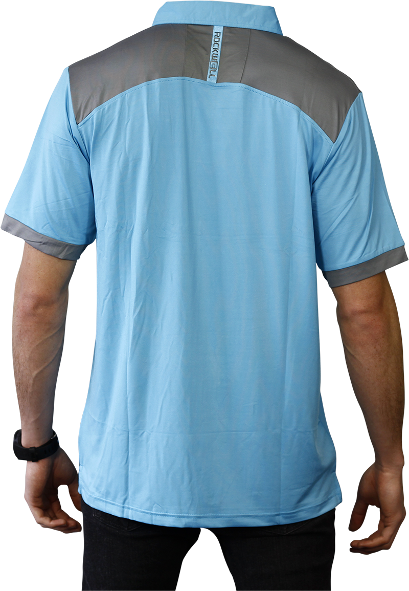 Rockwell Poly-Blend Polo - Shark/Gray