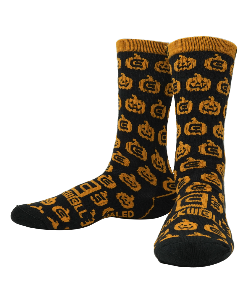 Halloween-Themed Crew Socks by Rockwell Time