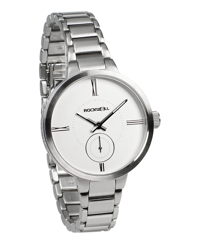 Kennedy (Silver/White) Watch