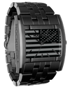 gunmetal no retreat american flag edition apostle analog watch