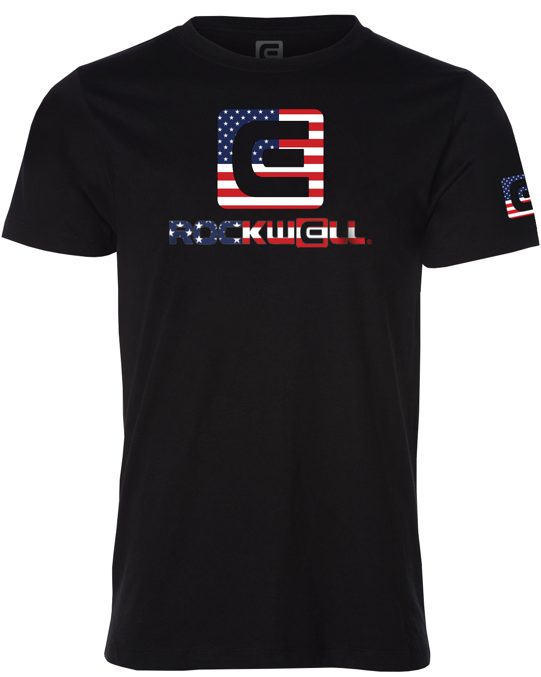 OG rockwell stacked american flag logo