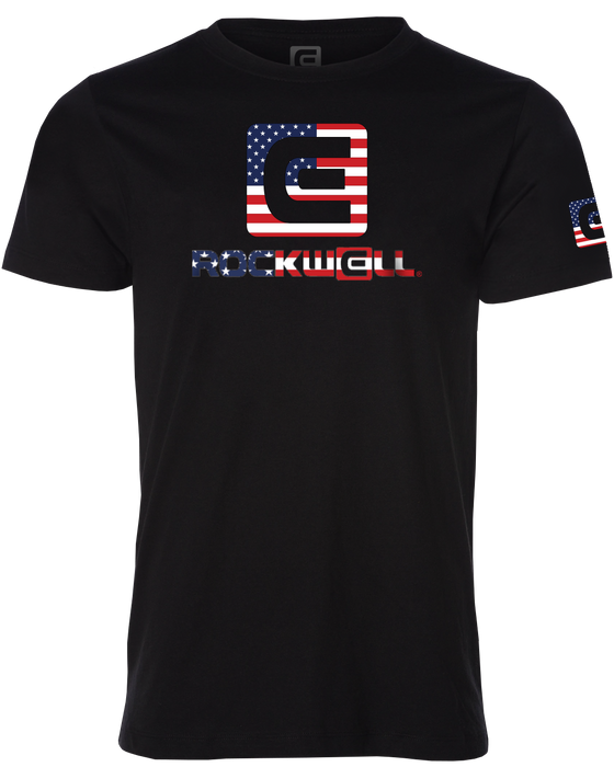 OG rockwell stacked american flag logo