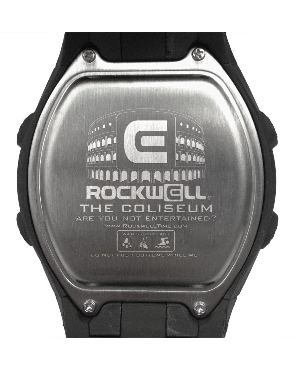 phantom black coliseum digital watch with United States Army bands