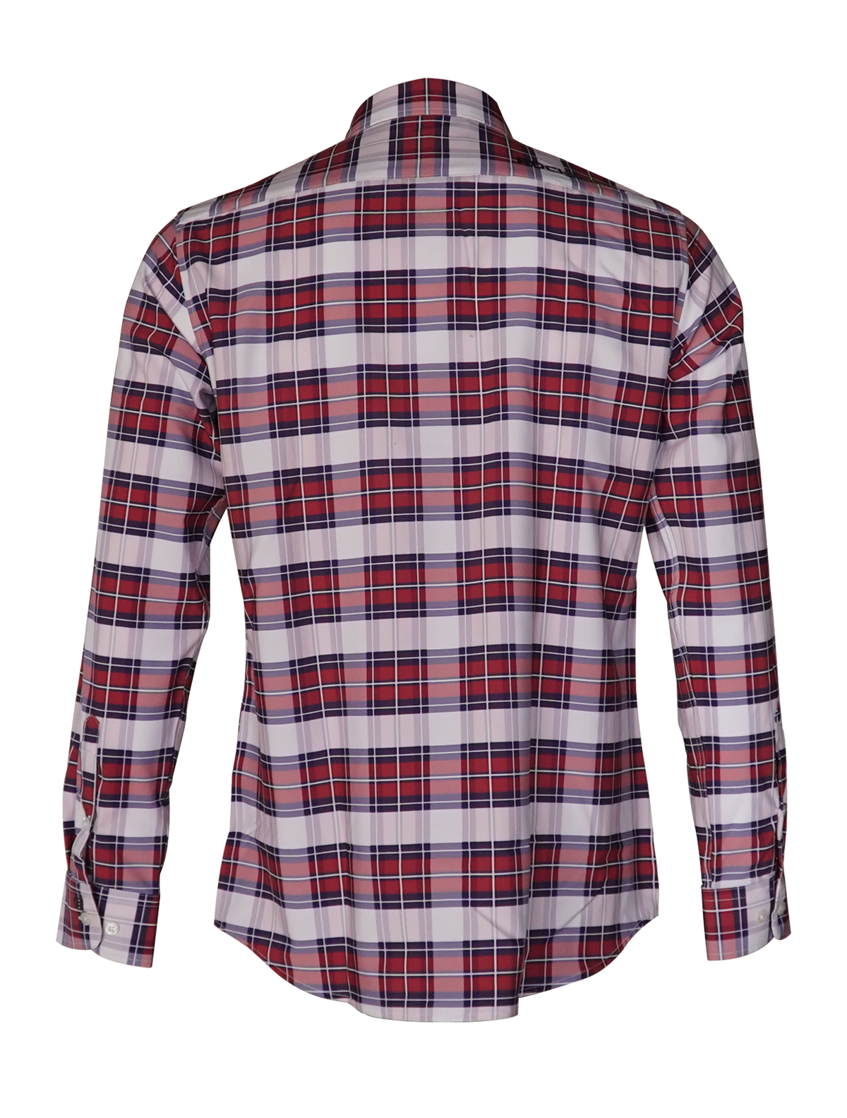 Red White plaid Titan Dress shirt  Edit alt text