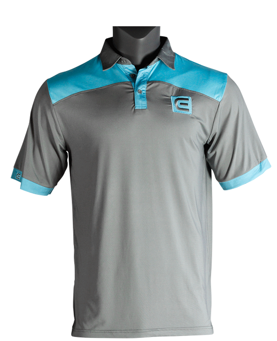 Rockwell Poly-Blend Polo - Gray/Shark