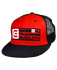 RTF Snapback Trucker Hat Red/Black Mesh back