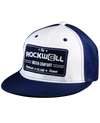 Snapback Trucker Hat Watch Co White/Navy mesh back