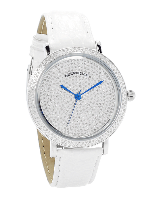 The Rivers - White band with Diamond bezel and dial - Watch