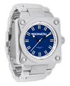 747 Silver with Blue dial 45mm watch