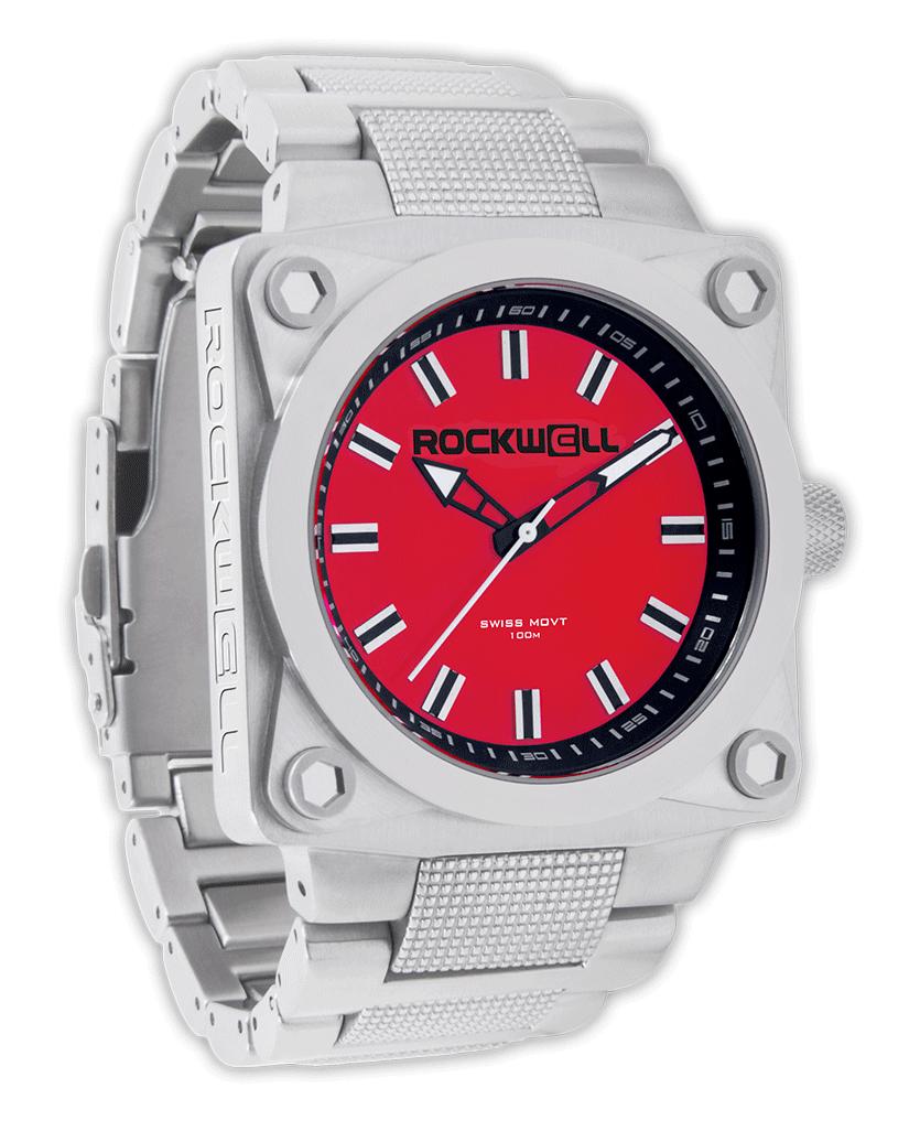 747 (Silver/Red) Watch