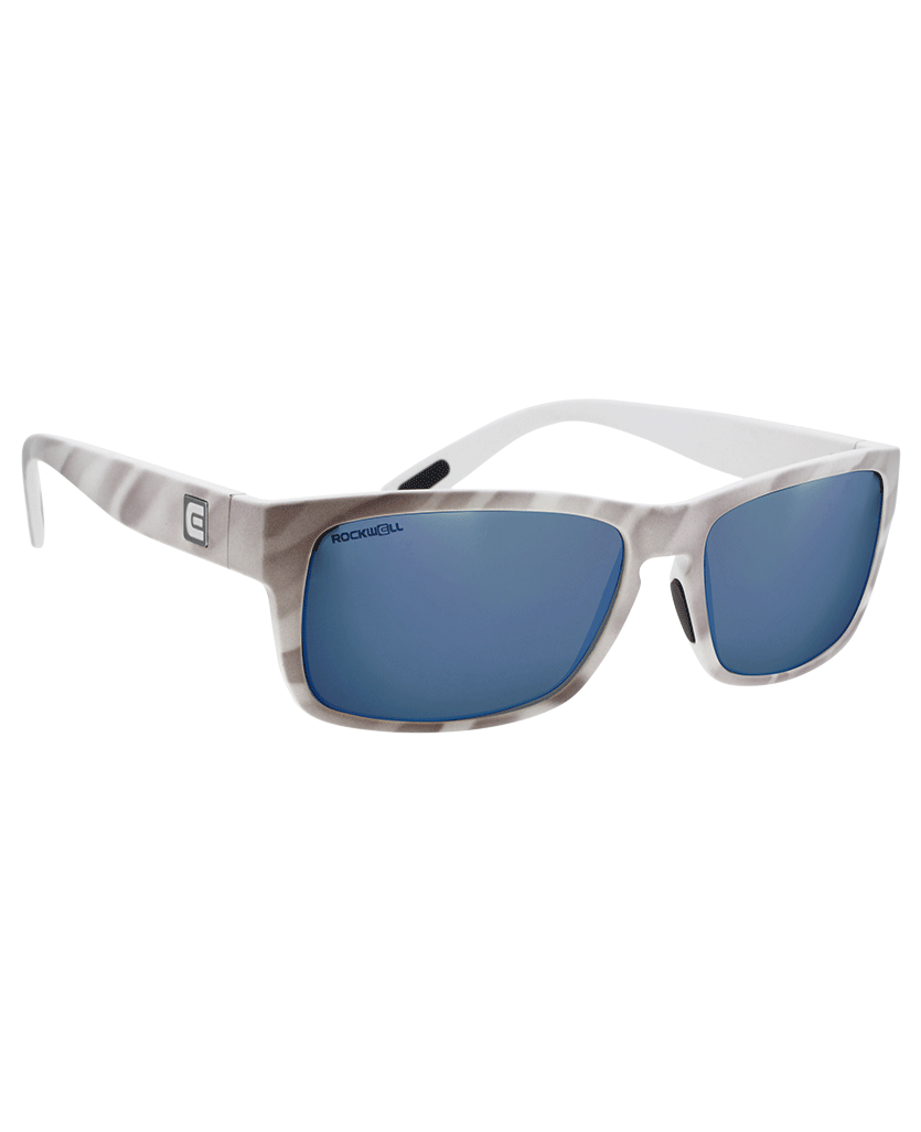 Monza (Matte White Tortoise/Blue)