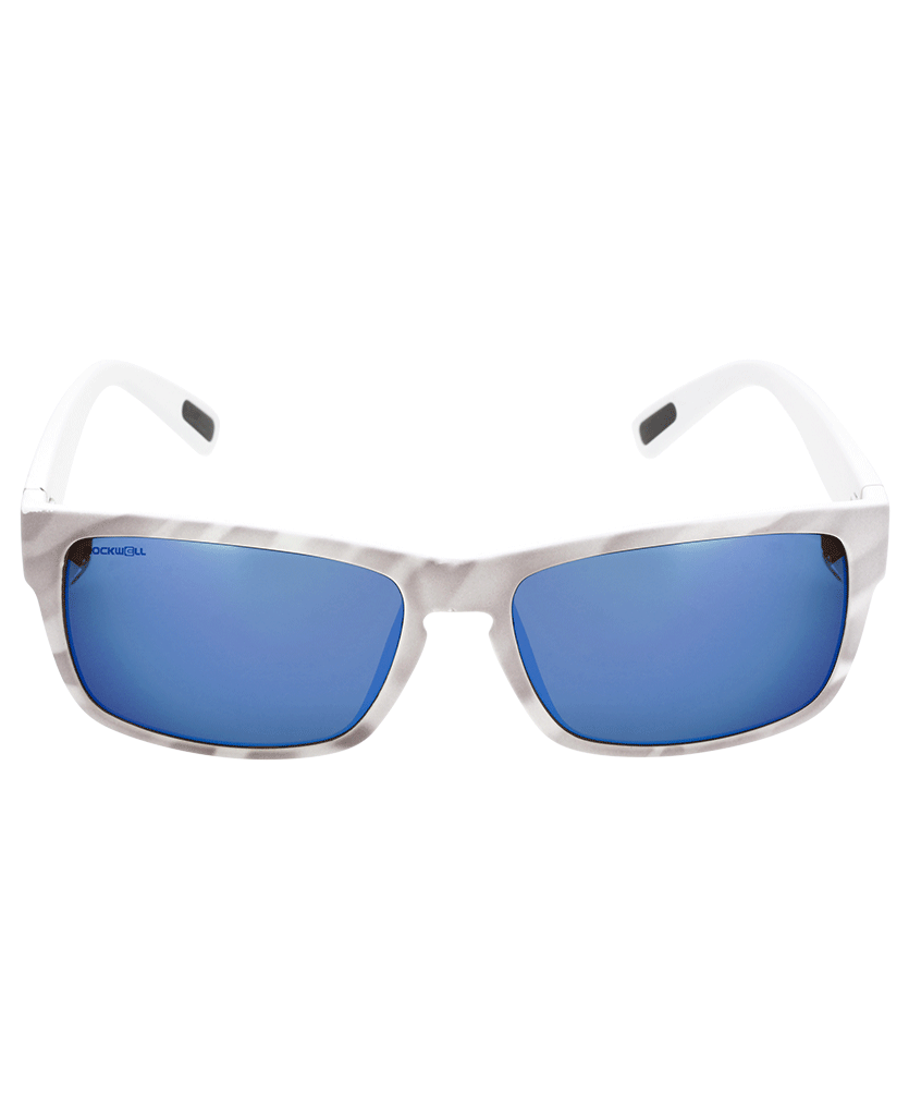 Monza - White Tortoise Matte/Blue
