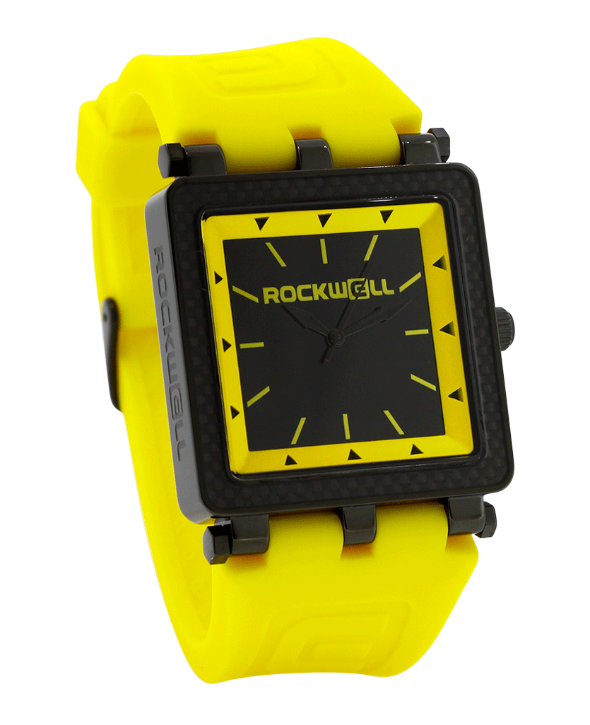 CF Lite Yellow/Black Dial with Yellow Silicone band - Watch