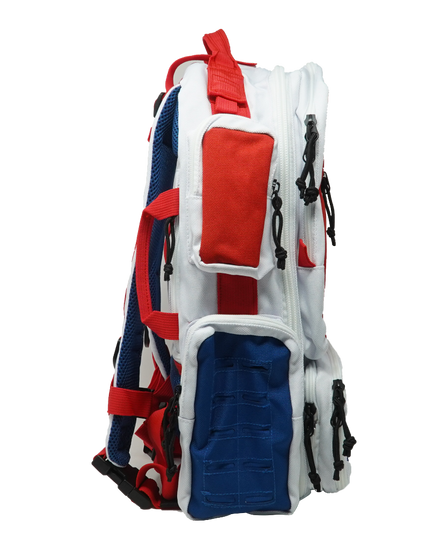 Nike red white and blue backpack hotsell