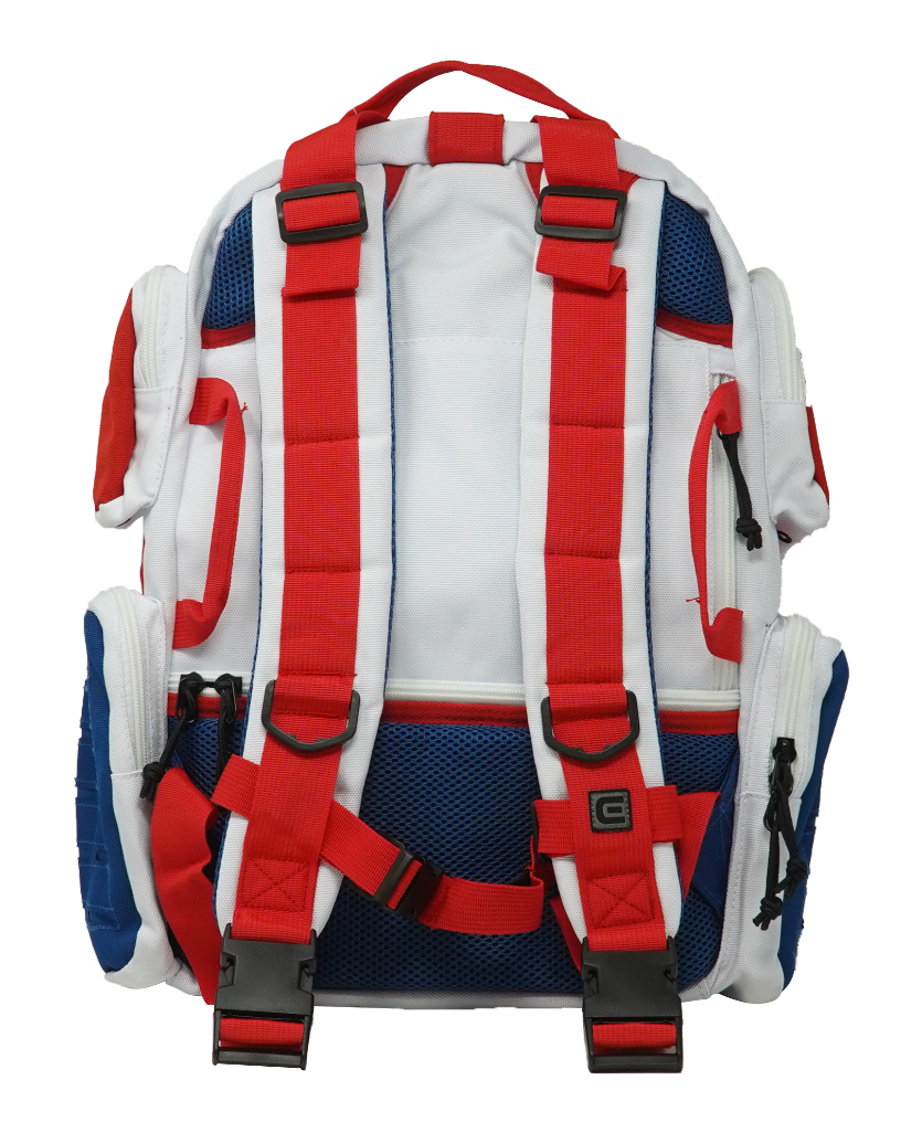 Ruck - 26 Liter Deluxe Backpack (Red White & Blue)