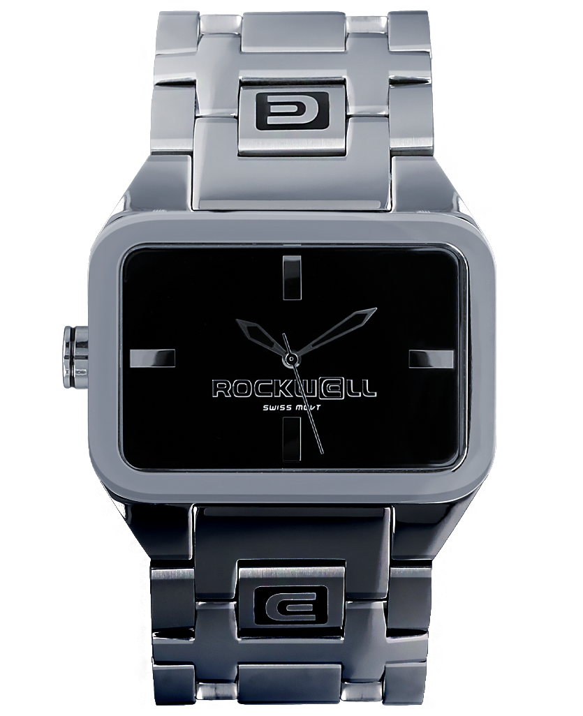 Duel Time (Silver/Black) Watch