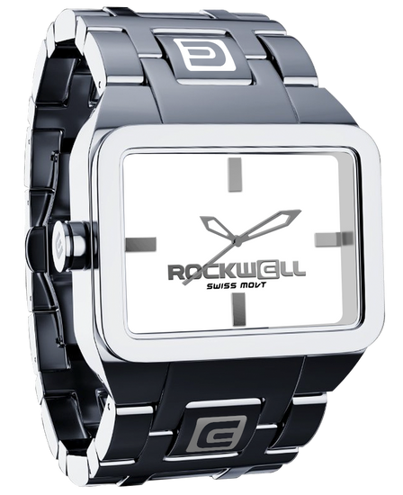 Duel Time (Silver/White) Watch