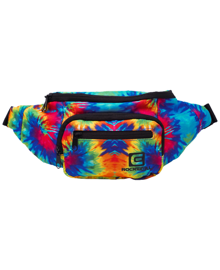 Tie Dye Pattern Multi-compartment Fanny Pack