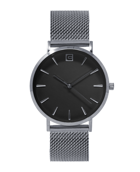 Voyager (Silver/Black) Watch